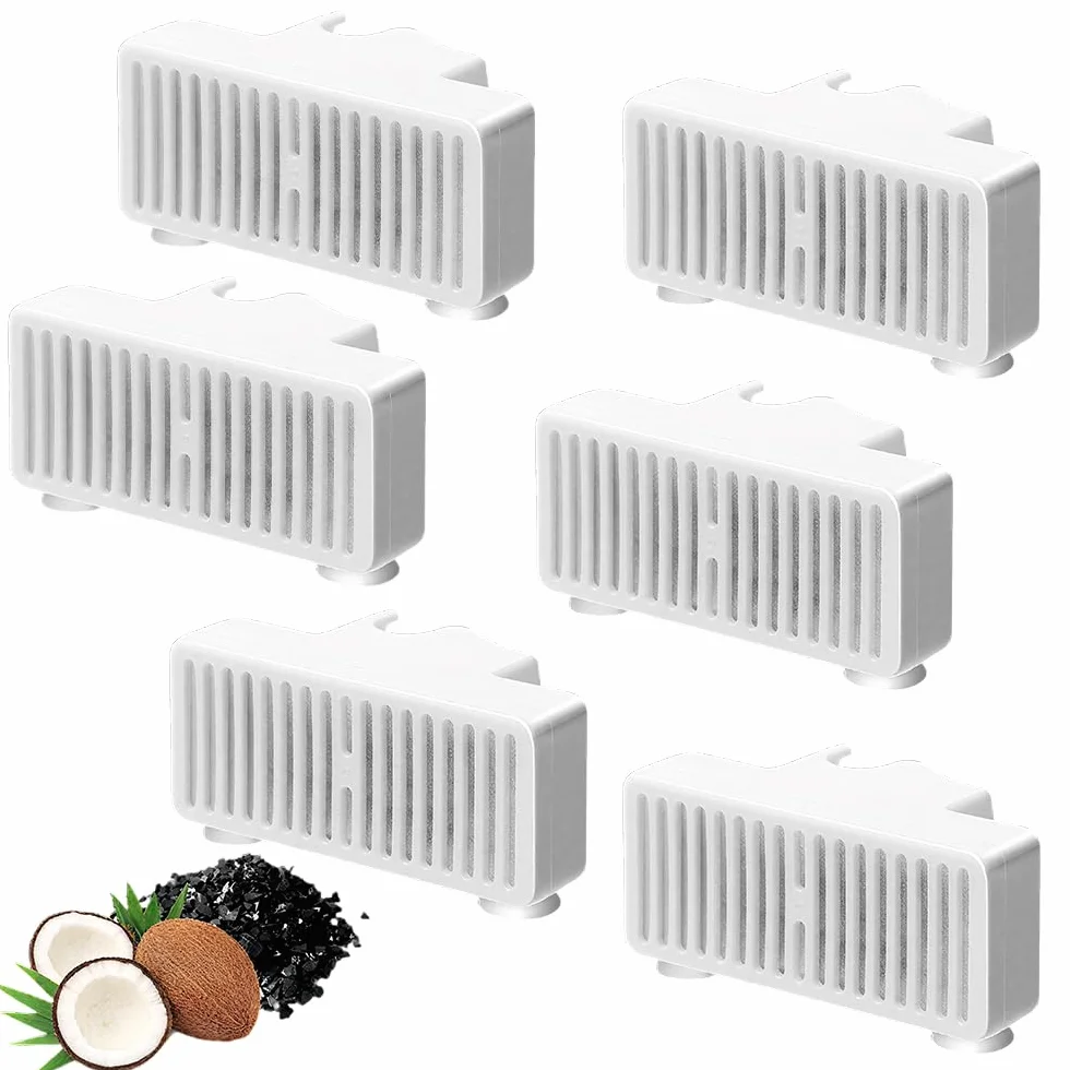 6 sztuk filtrów w kształcie litery T, do fontanny dla zwierząt domowych, uzupełnianie do fontanny Pioneer Mini i Swan dla zwierząt domowych, filtr zapasowy do fontanny dla zwierząt domowych