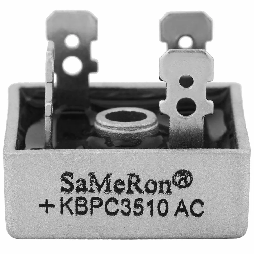 KBPC3510 mostek prostowniczy jednofazowy 35A 1000V metalowa obudowa silikonowa
