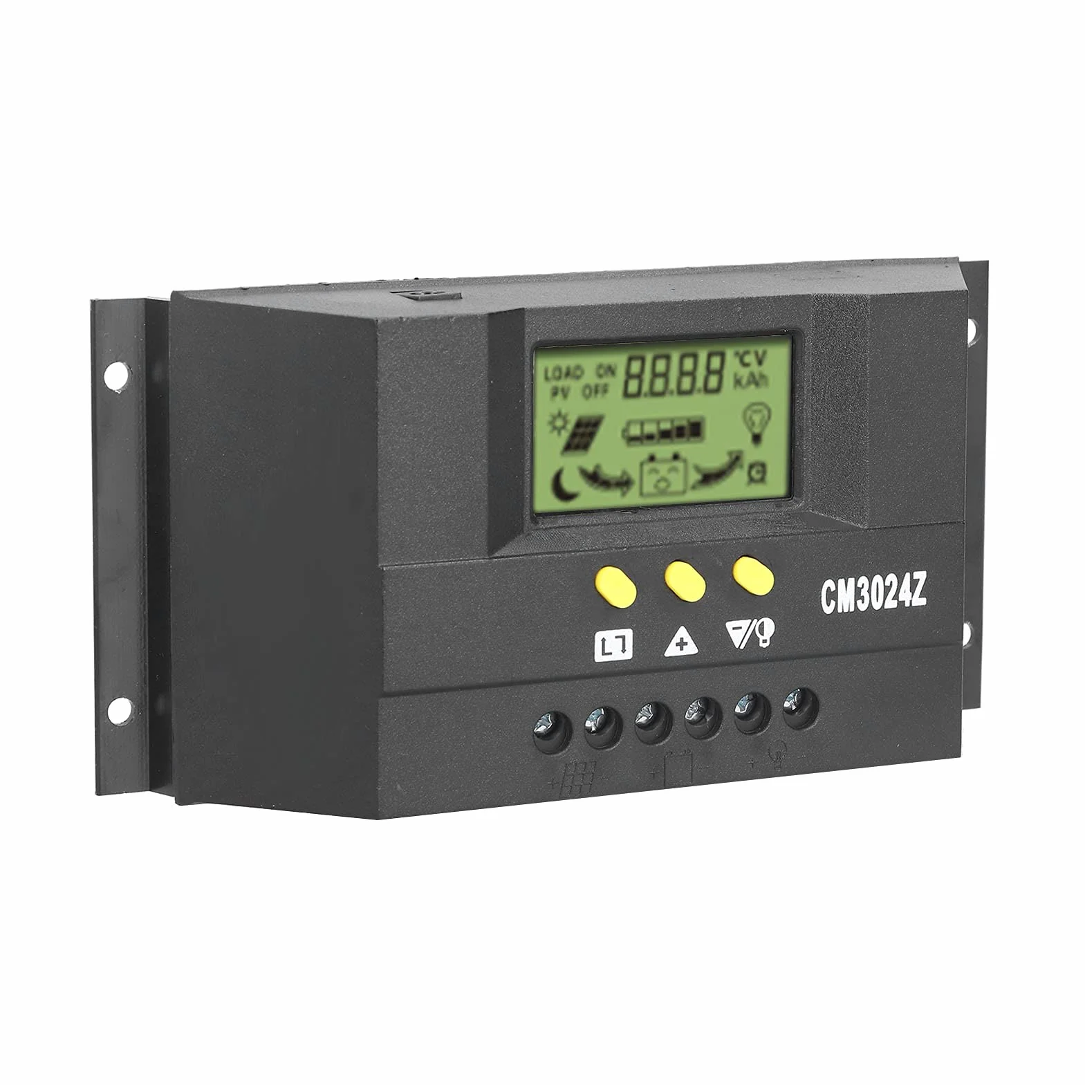 Regulator Ładowania Słonecznego PWM 30A 12V/24V z Ekranem LCD Automatyczna Identyfikacja Napięcia