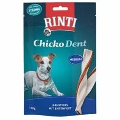 Rinti Extra Snack Chicko Dent Kaczka Medium | 9 x 150 g przekąska dla psów