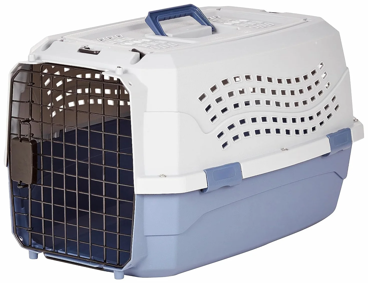 Amazonbasics Transporter, Niebieski/Biały, 58 x 38 x 33 cm