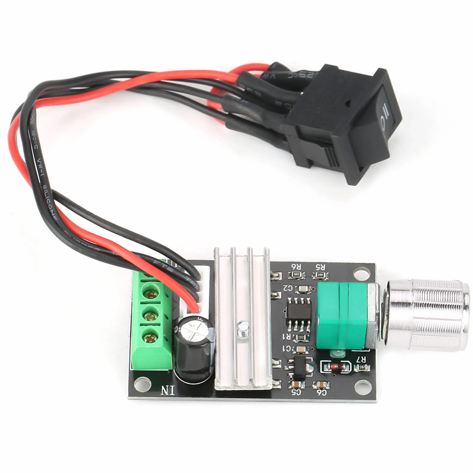 12V Dc Motor Speed Controller Pwm Reversible Regulator 6V 24V 3A Switch