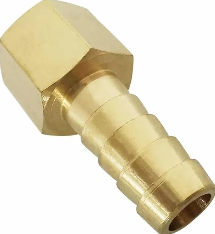 Hose Clamp,Clamp,Hose Clamp Pliers,Pipe Clamp,Brass Hose Barb Fitting, Adapter Coupling Connector, Pack of 2(1/4" Barb x 1/4" NPT Female)