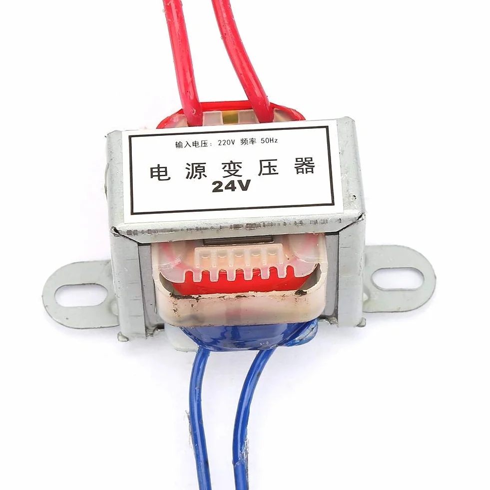 Transformator mocy AC 220V do AC 24 V 50 Hz 2W do pojazdów silnikowych, energii elektrycznej (24 V)