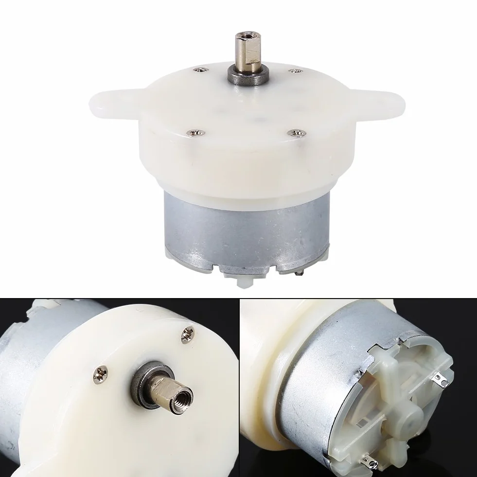 Silnik przekładniowy DC 12 V 3 obr./min 4 mm średnica wału