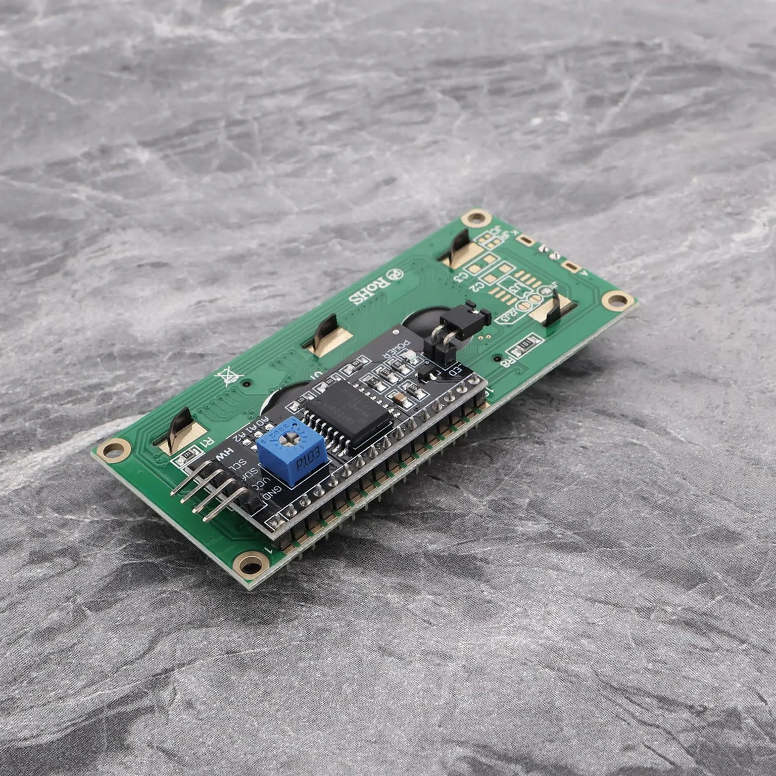 2 szt. LCD1602 niebieski ekran z modułem interfejsu I2C DC5V adapter wyświetlacza LCD płyta kompatybilna z PIC AVR kompatybilna z Raspberry pi