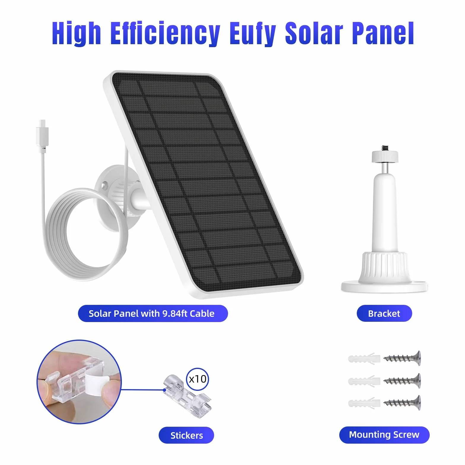 Moduł solarny 5V 5W kompatybilny z Eufy cam 2C