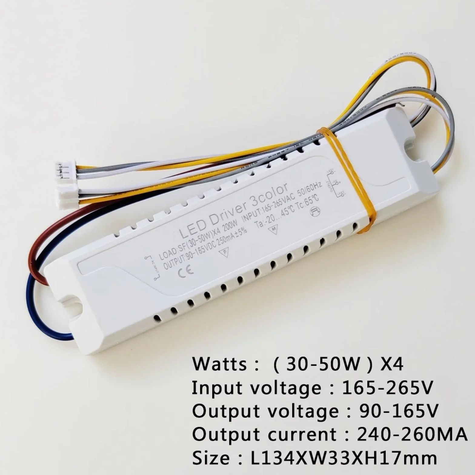 Adapter LED Driver 20-40 WX4 160W/200W/240W AC220V nieizolowane 3 kolory