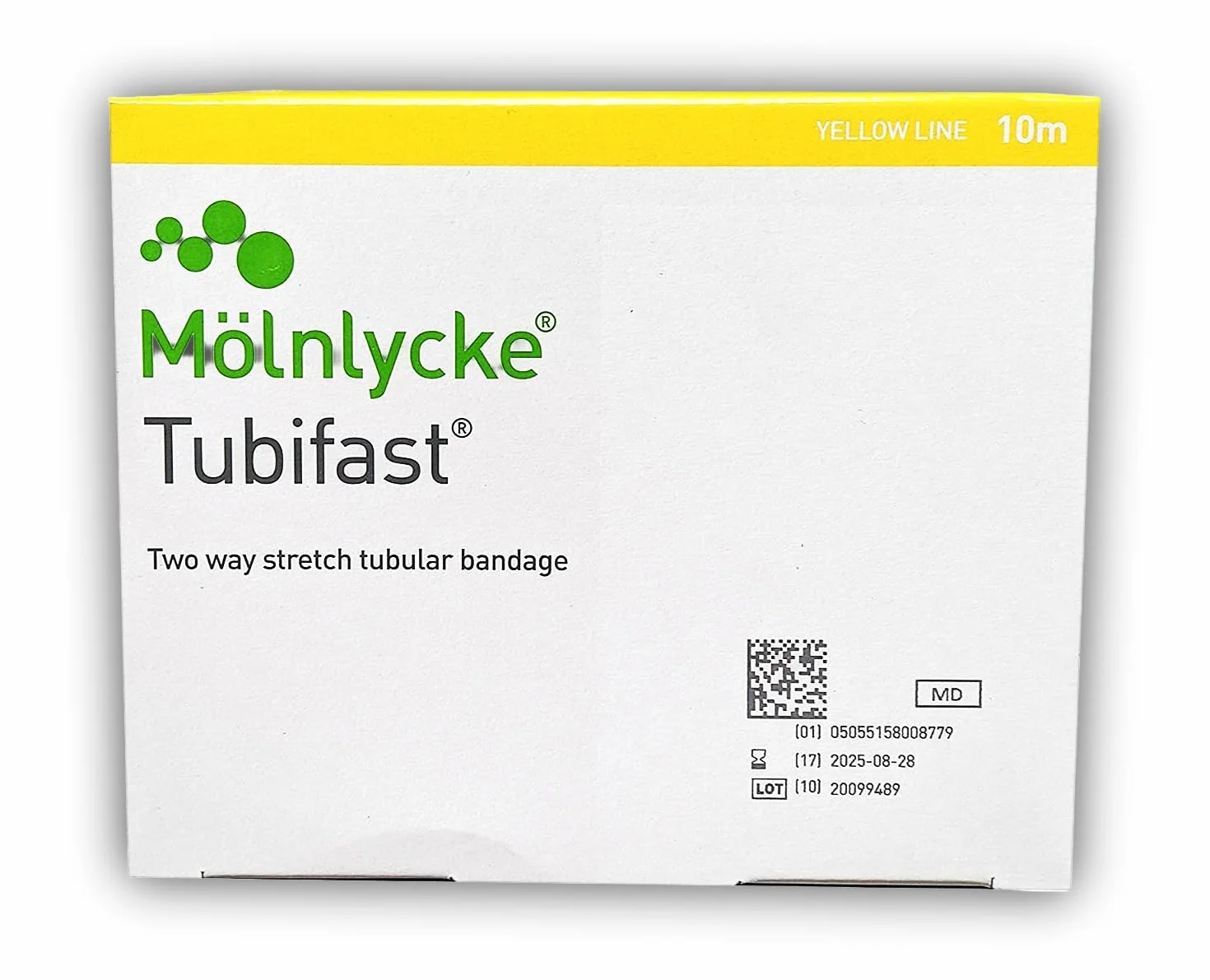 Tubifast 2-WAY-Stretch 10,75 cmx10 m żółty, 1 szt