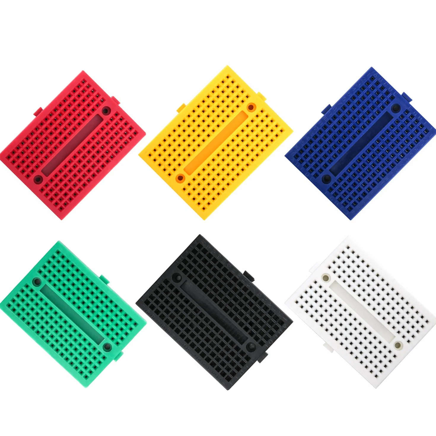 ELEGOO Zestaw 6 sztuk 170 Tie Points Mini Breadboard Kit do Arduino