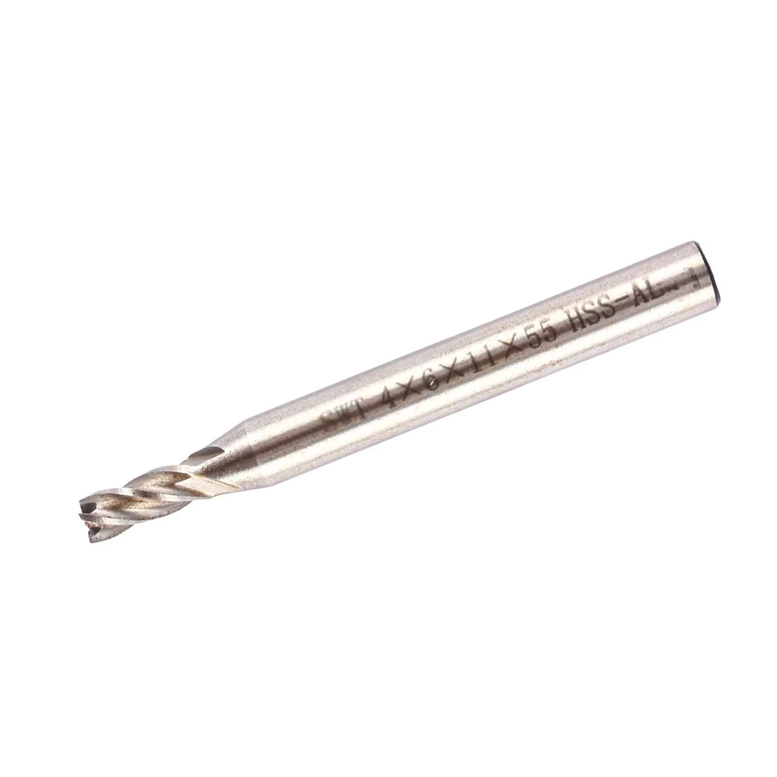 Frez walcowy HSS CNC 4 ostrzowe 4mm 6mm 11mm 55mm