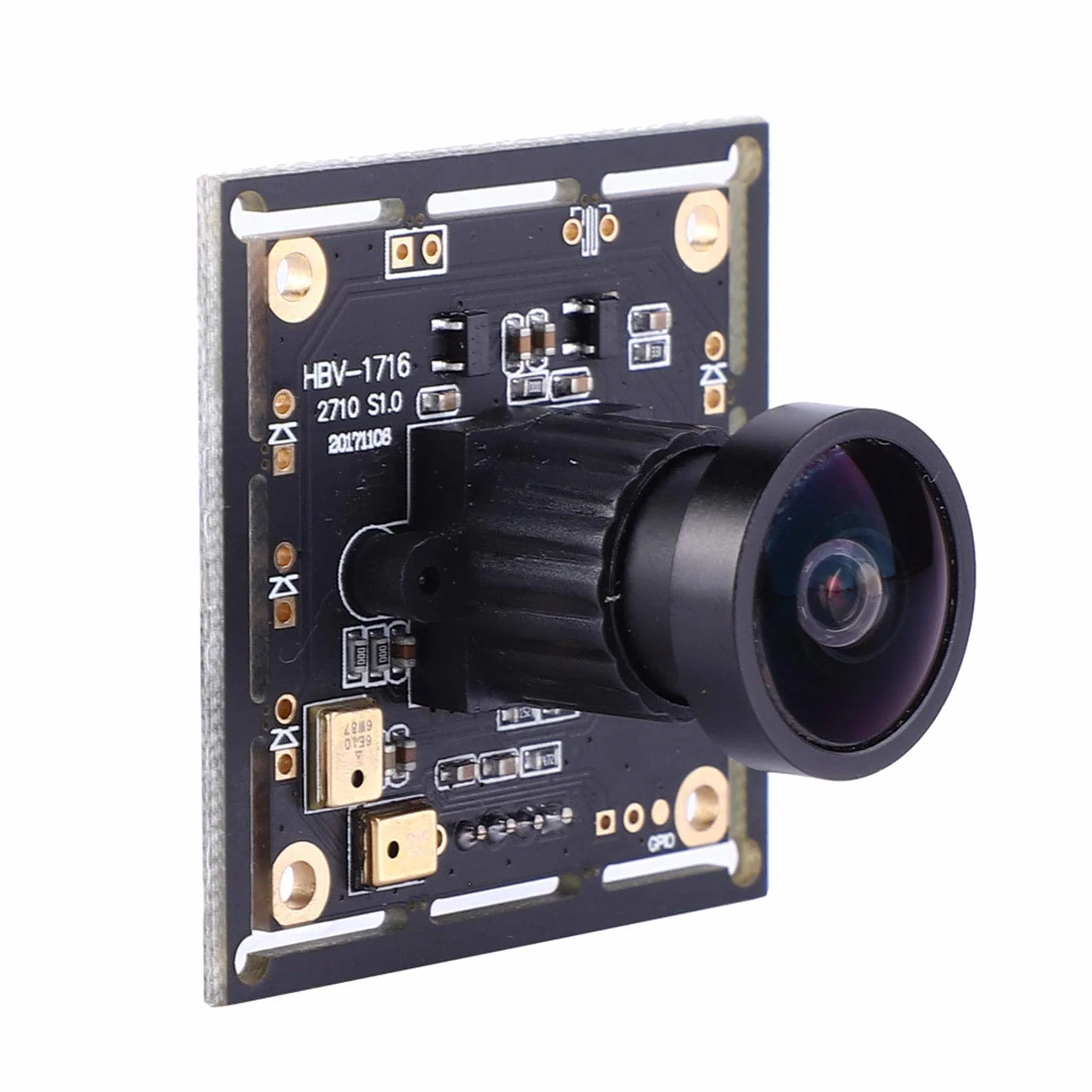 OV2710 HBV-1716WA Moduł kamery USB 140 stopni 2MP szerokokątny Przemysłowe komponenty elektroniczne