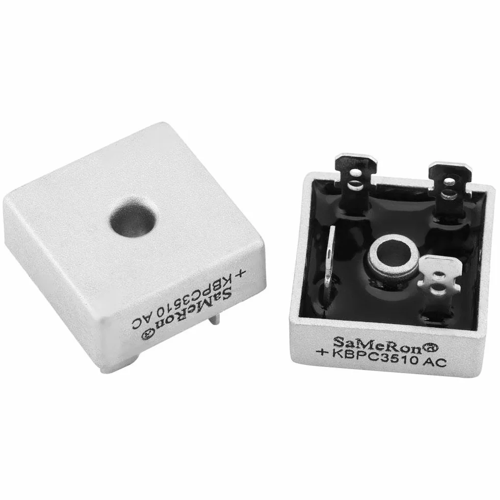 KBPC3510 mostek prostowniczy jednofazowy 35A 1000V metalowa obudowa silikonowa