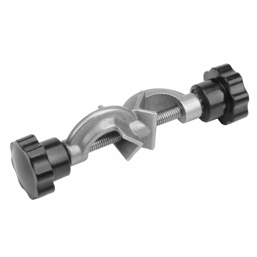 Uchwyt zaciskowy laboratoryjny Stojak laboratoryjny Uchwyt zaciskowy głowicy Laboratoryjny uchwyt metalowy Wspornik Klips pod kątem prostym