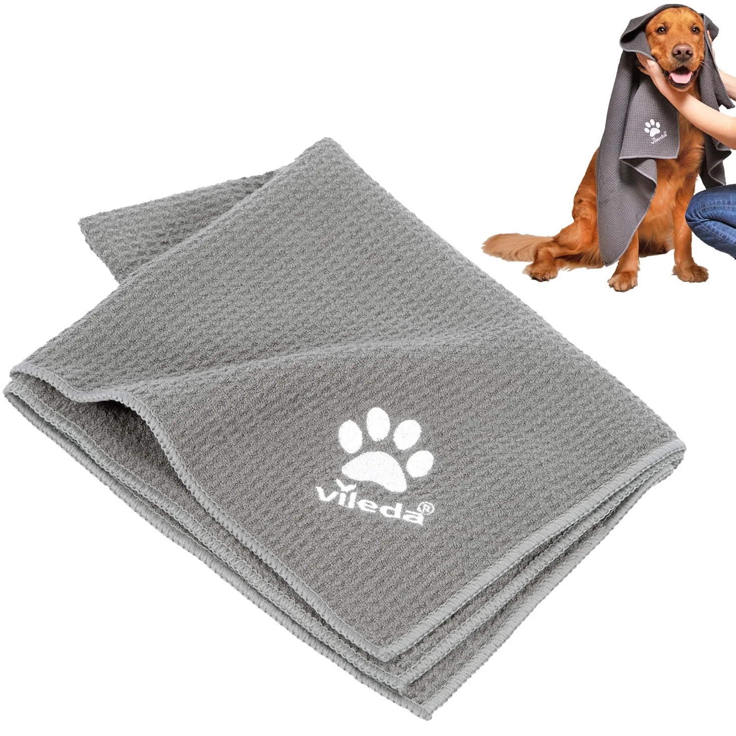 Vileda Pet Pro Ręcznik dla zwierząt 100% mikrofibra - rozmiar XL