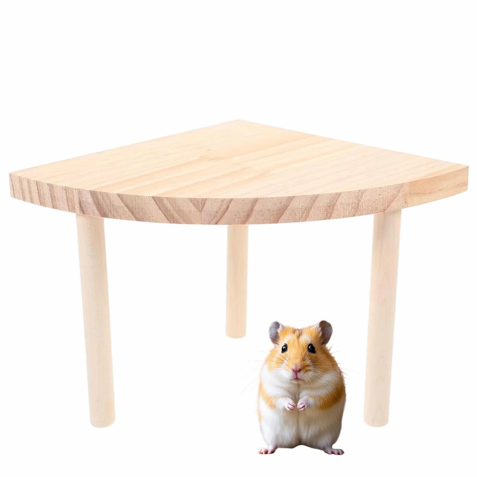 Platforma wspinaczkowa dla chomików - platforma Hamster - platformy dla chomików, królików, szynszyli, świnek morskich, nadaje się do większości klatek (18 x 12 cm)