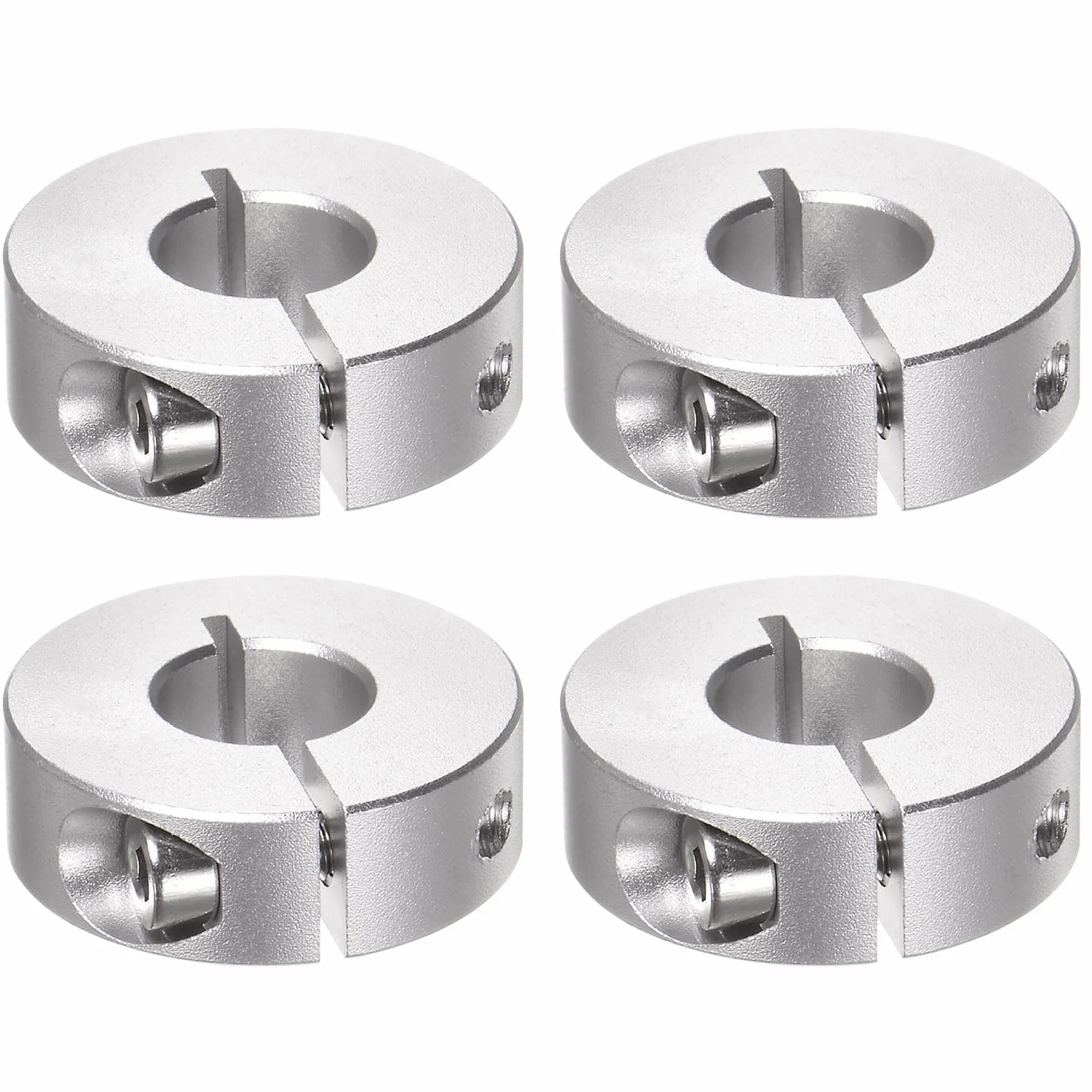 QUARKZMAN zestaw kołnierzy wału 12 mm ze stopu aluminium 30 mm pierścień zaciskowy