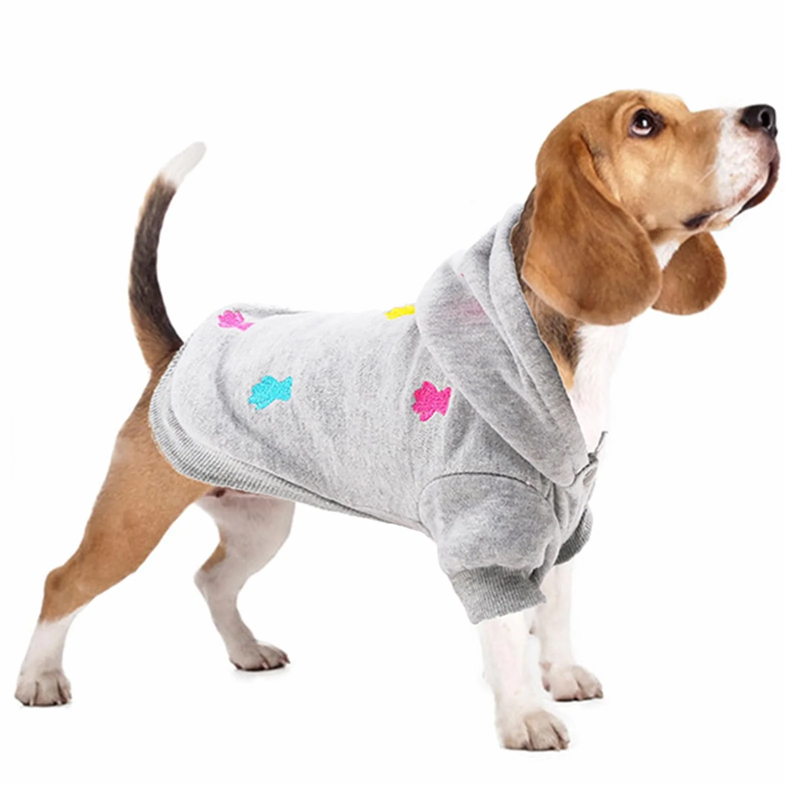 LeerKing Dog Sweter Fleece Pullover Hoodie Piżama puszysty kot sweter dla małych średnich psów Francuski Bulldog Odzież Dachshund Chihuahua XS