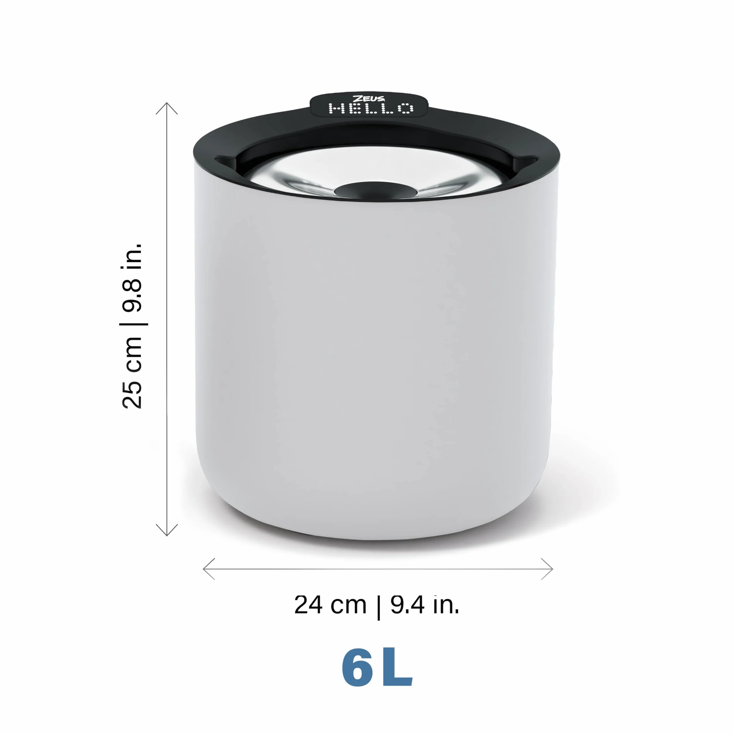 Zeus Oasis Plus Smart Fountain, 6 l