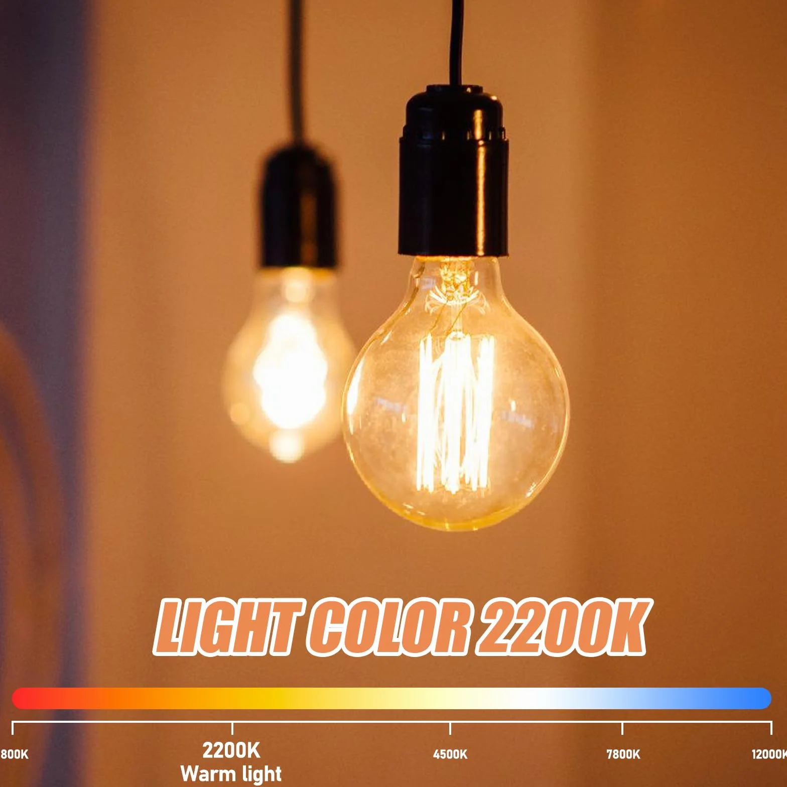 Filamenty LED 300 mm 10 sztuk 2200 K 3 V elastyczne do lamp