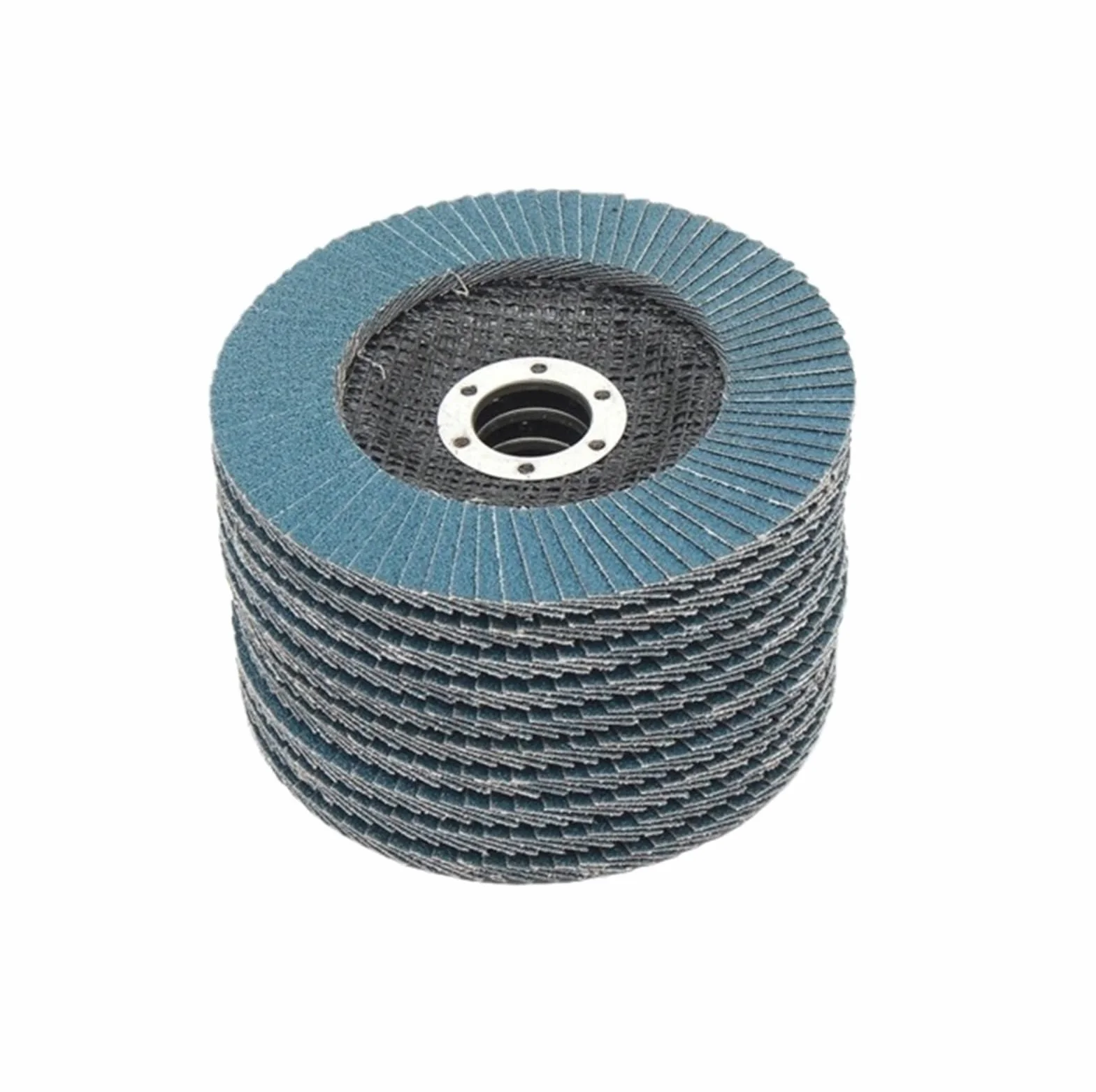 10Pcs 5inch 125mm Angle Grinder Sanding Discs 40/60/80/120 Grit Grinding Wheel Flap Discs Metal Plastic Wood Removal Abrasive Tool