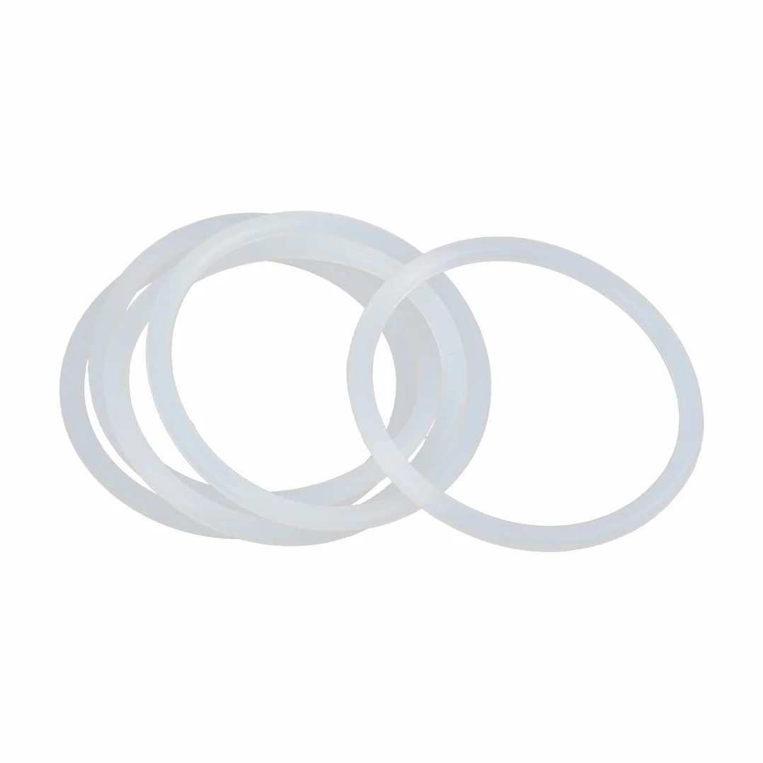 sourcing map 5 sztuk silikonowych o-ringów 65 mm OD 57 mm ID 4 mm uszczelnienie VMQ