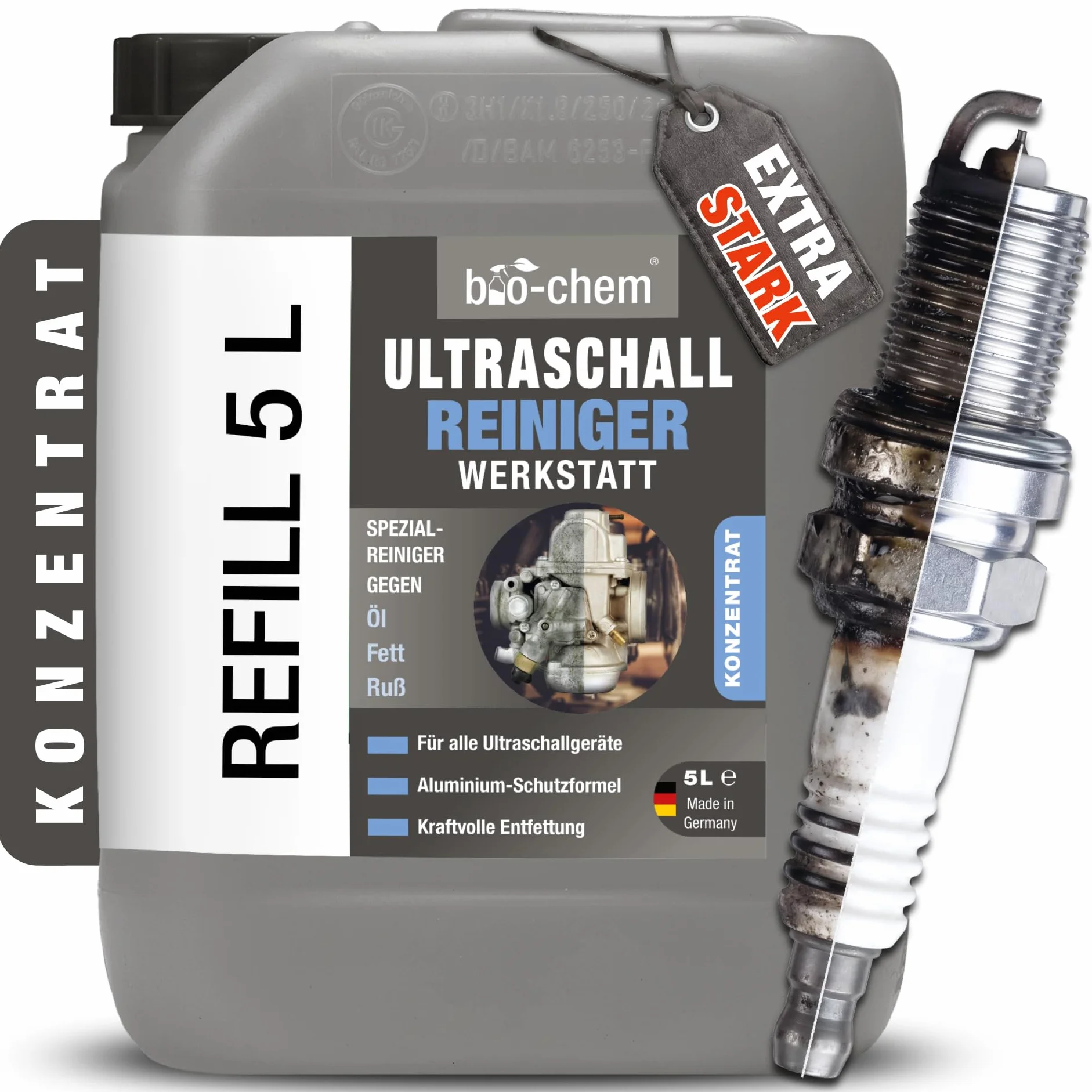 bio-chem Koncentrat do myjki ultradźwiękowej 5 L do gaźników metalu aluminium