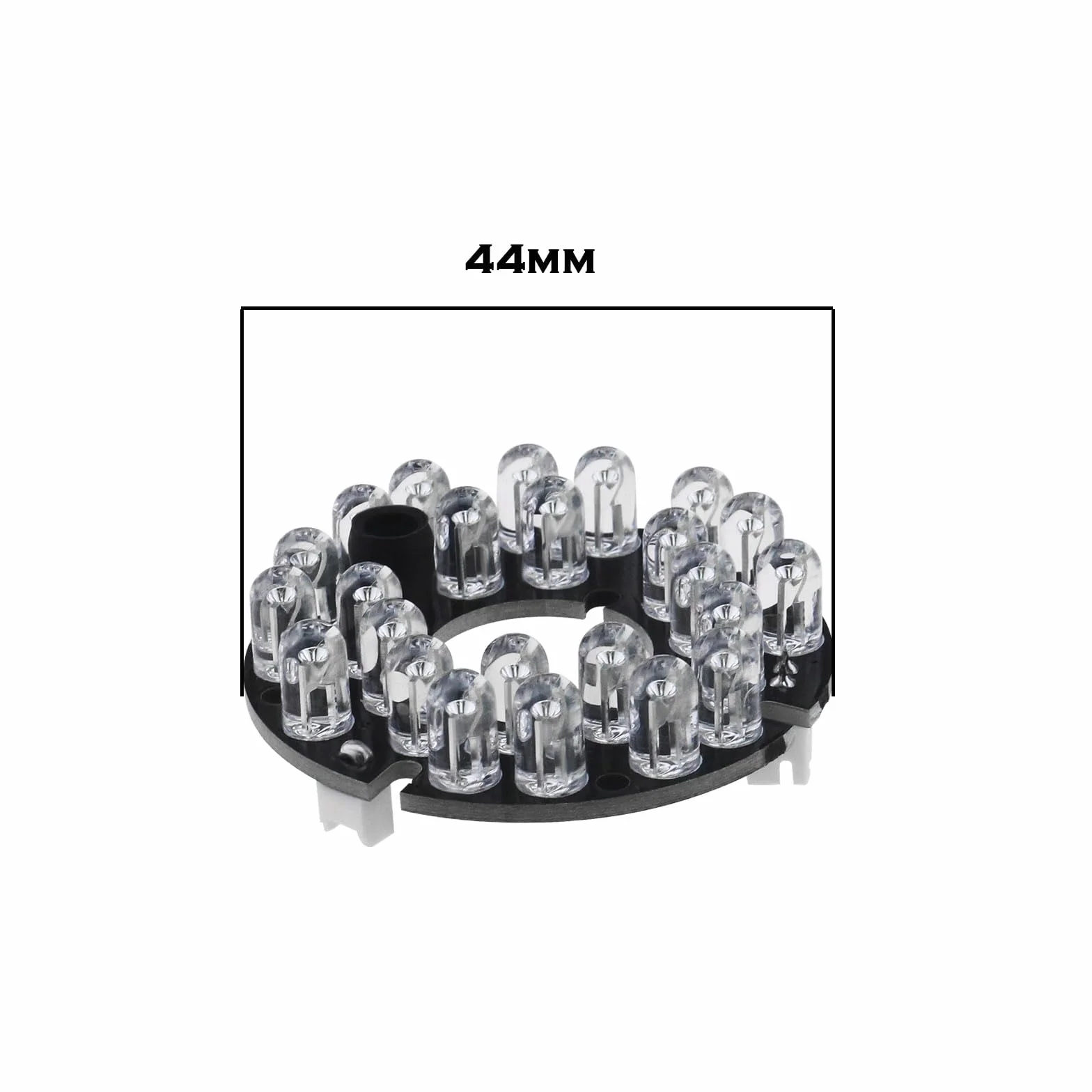 ECSiNG 2 x 24 diody LED na podczerwień 850 nm, zasięg 20-30 m, czarna