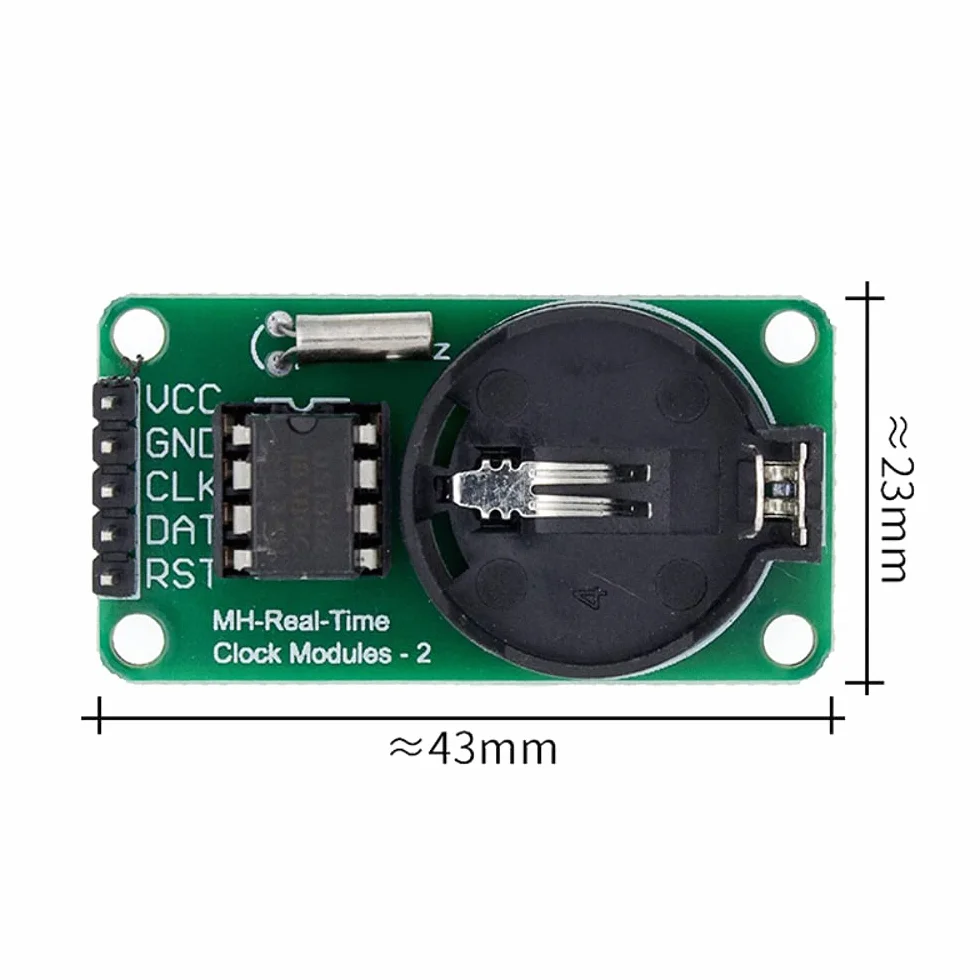 DollaTek DS1302 moduł zegara czasu rzeczywistego do Arduino UNO zestaw