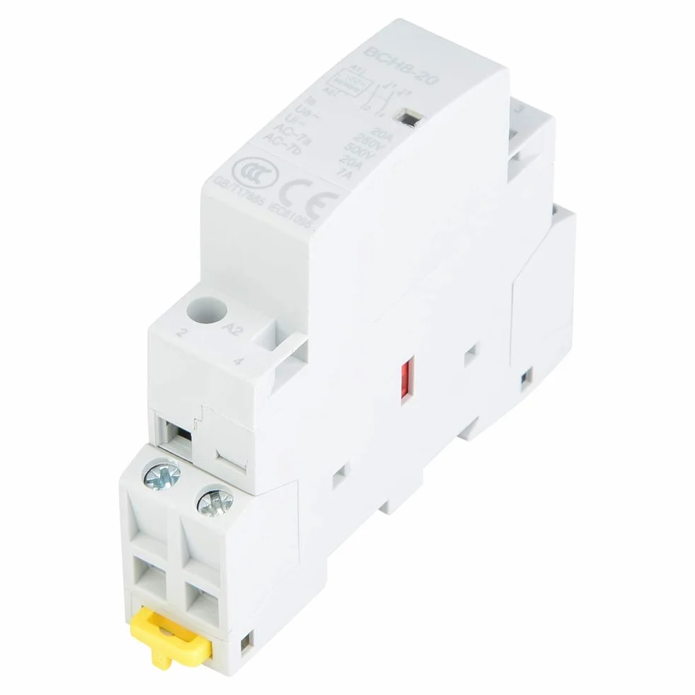 Stycznik AC 20 A 2P 1S+1Ö 35 mm DIN montaż szynowy 220 V/230 V 50/60 Hz