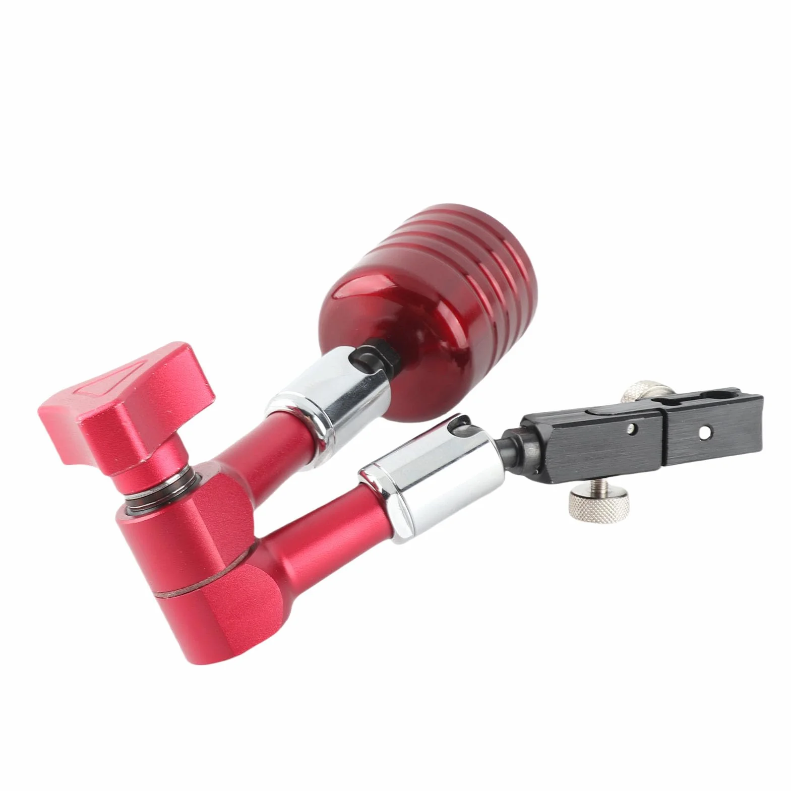 Akozon Uniwersalny Regulowany Uchwyt Czujnika Zegarowego Mini z Mocną Podstawą Magnetyczną 50 kg