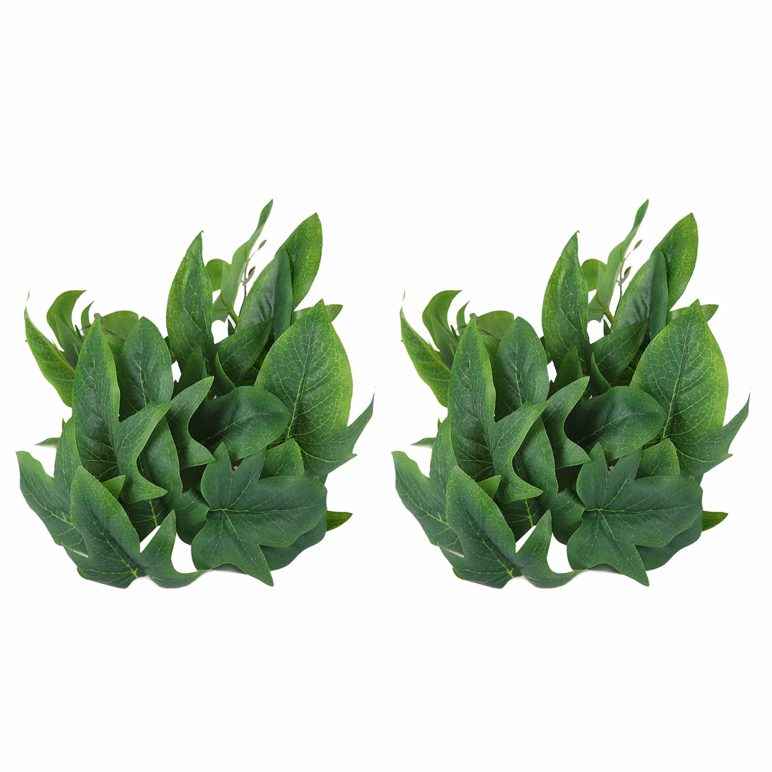 Rośliny Gadowe, Rośliny Terrarium Akcesoria Gadowe 2PCS Symulacja Sztucznej Wody (liście słodkich ziemniaków)