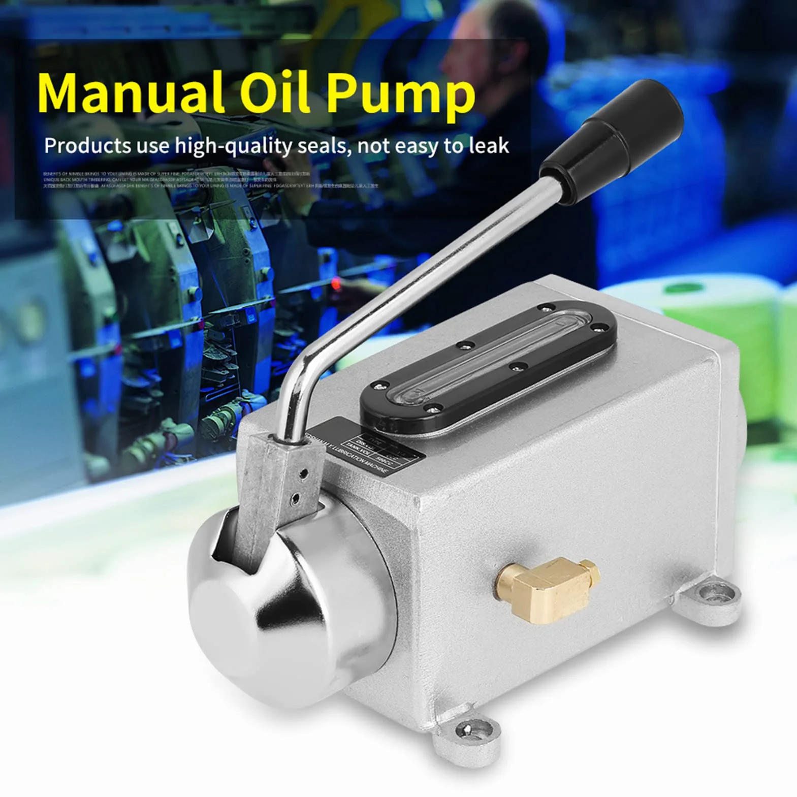Ręczna Pompa Olejowa 500CC CNC 4mm Podwójny Port Wylotowy do Smarowania