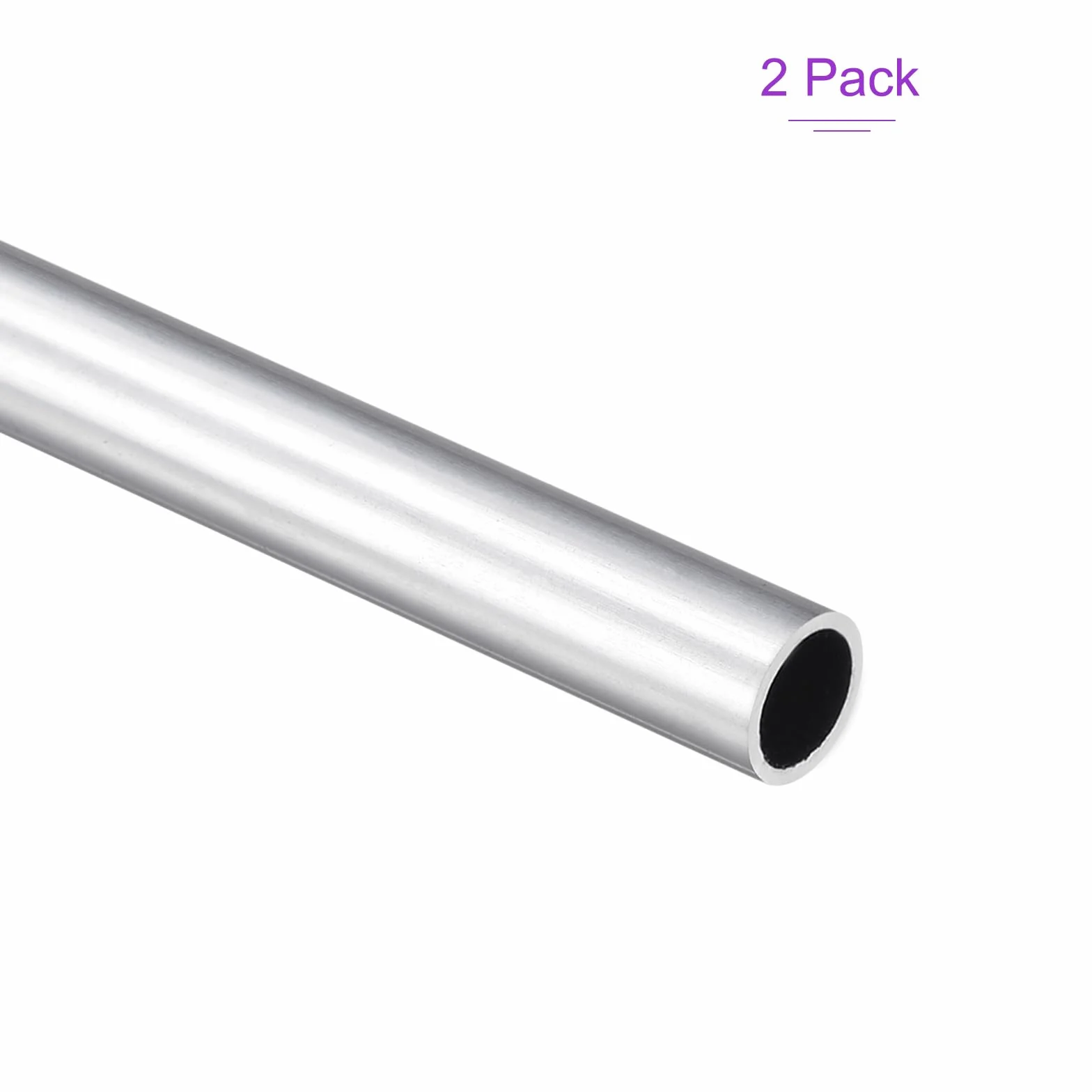 DMiotech rura aluminiowa okrągła 10 mm śr. 8 mm ID 6063 300 mm 2-pak