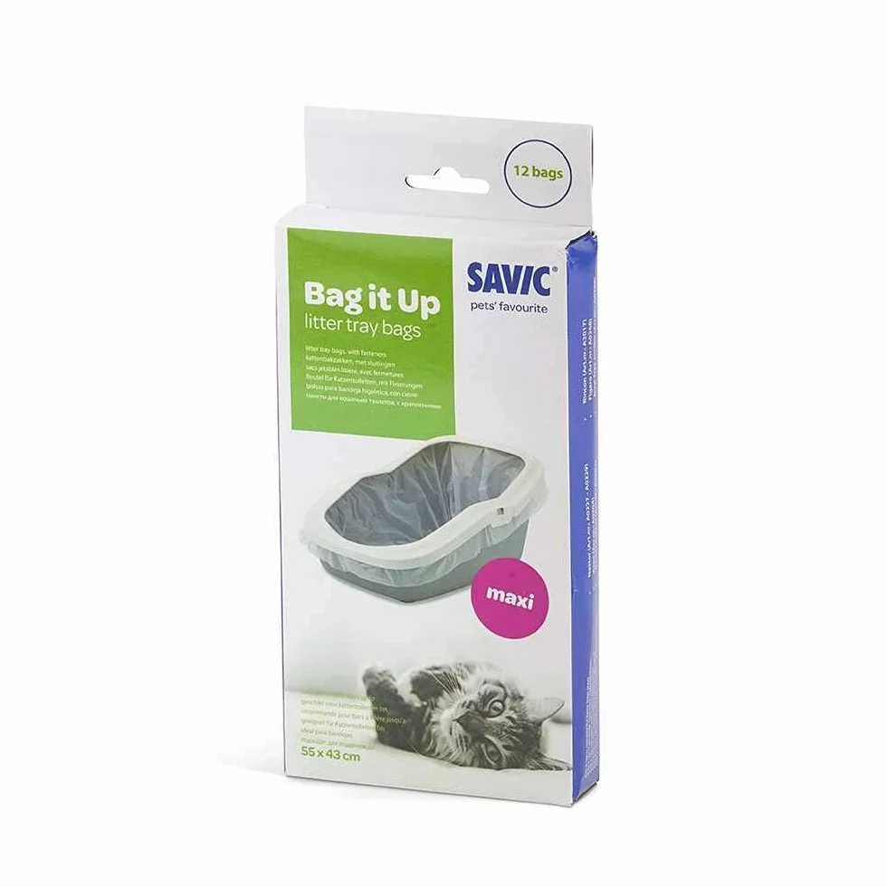 Savic Bag It Up Jumbo wkładki do kurek dla kotów, 55 cm