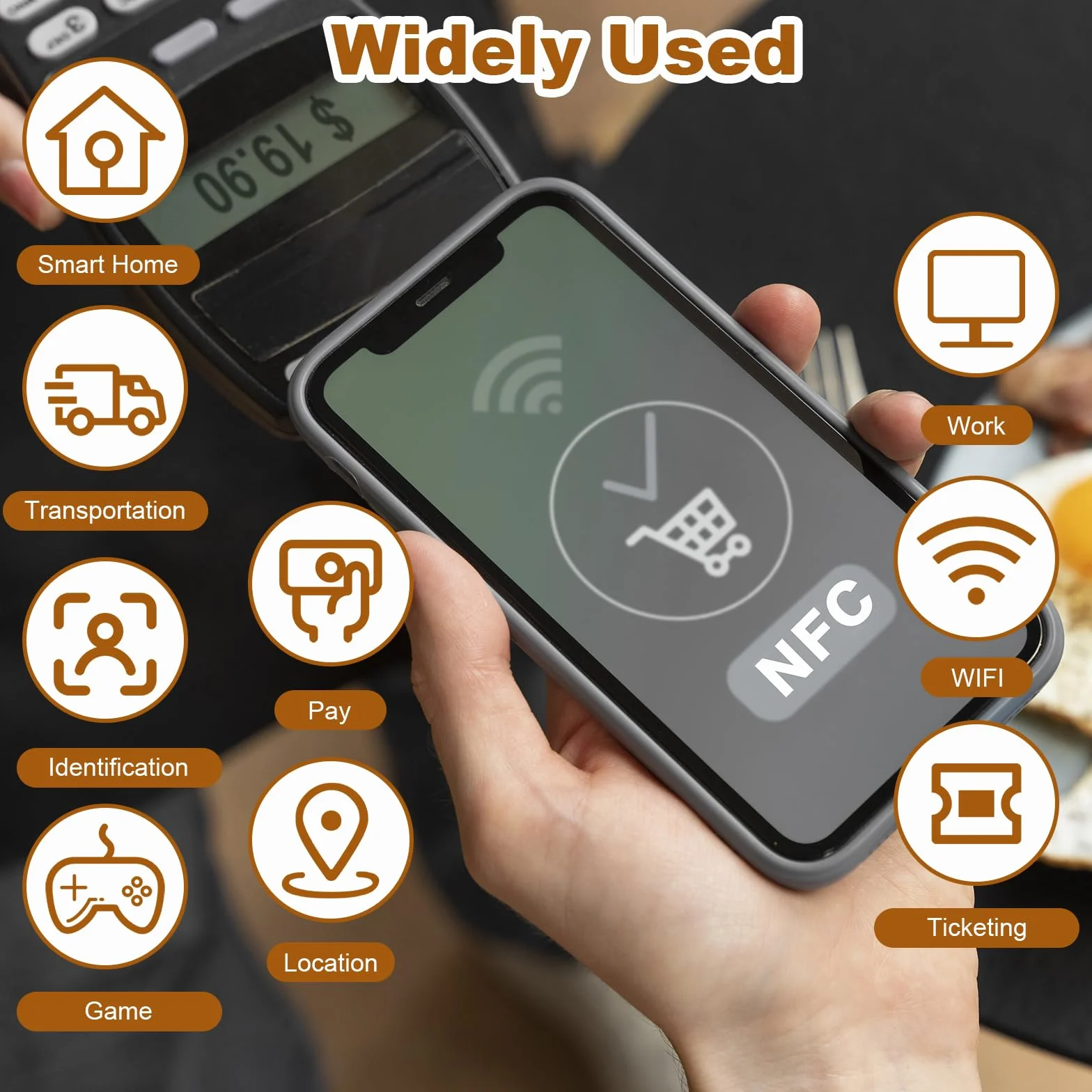 NTAG213 naklejki NFC 1 cm, NFC Tag NTAG213, naklejki NFC z możliwością programowania, chip NFC, karty RFID, znaczniki do wszystkich telefonów komórkowych i urządzeń inteligentnych z funkcją NFC
