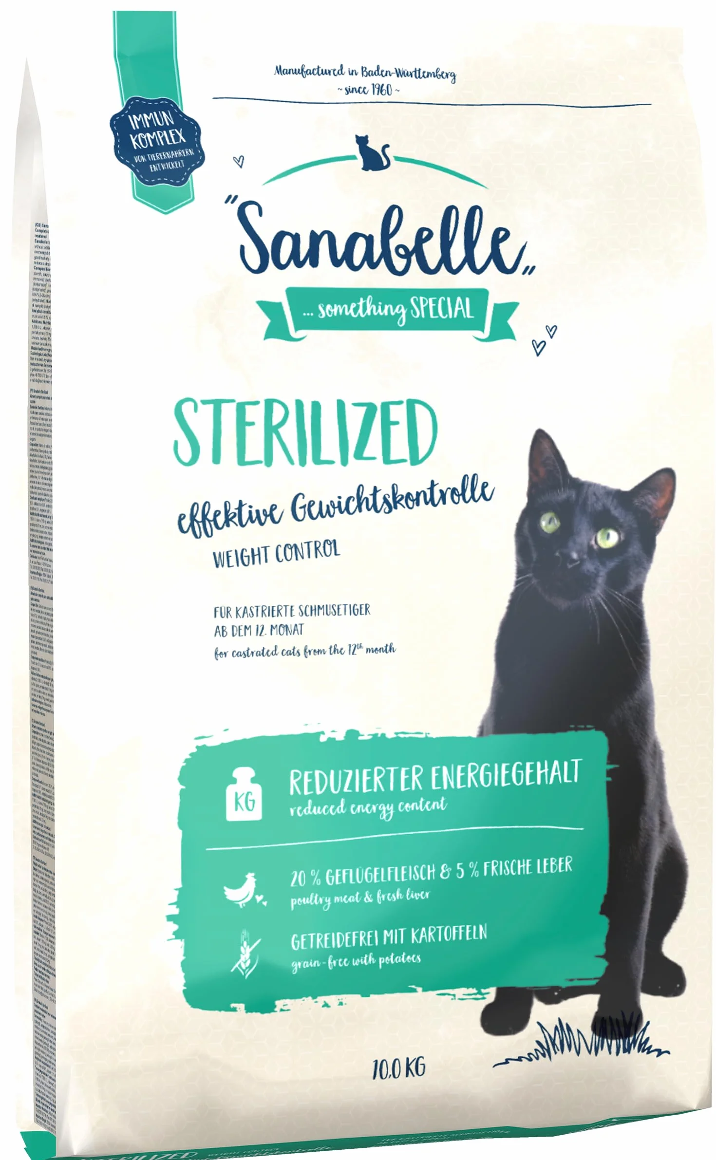 Sanabelle Sterilized Karma dla Kota, Kurczak, 10 kg