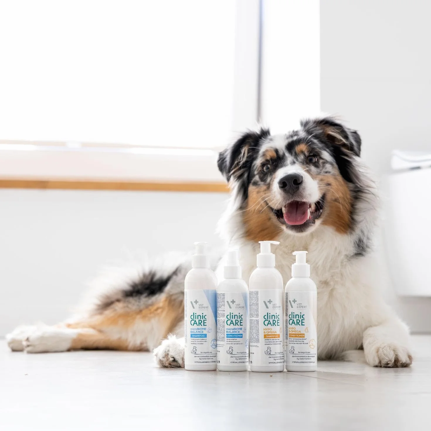 VET EXPERT Clinic Care Hypo&Omega odżywka do sierści skóry psa kota 150 ml