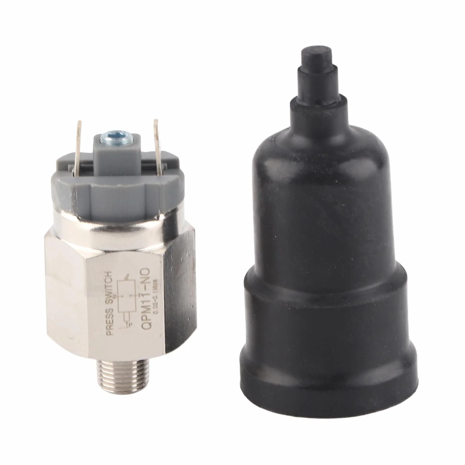 Przełącznik ciśnieniowy normalnie otwarty G1/8" QPM11-NO 0,02~0,1 MPa AC 220V 48V AC/DC