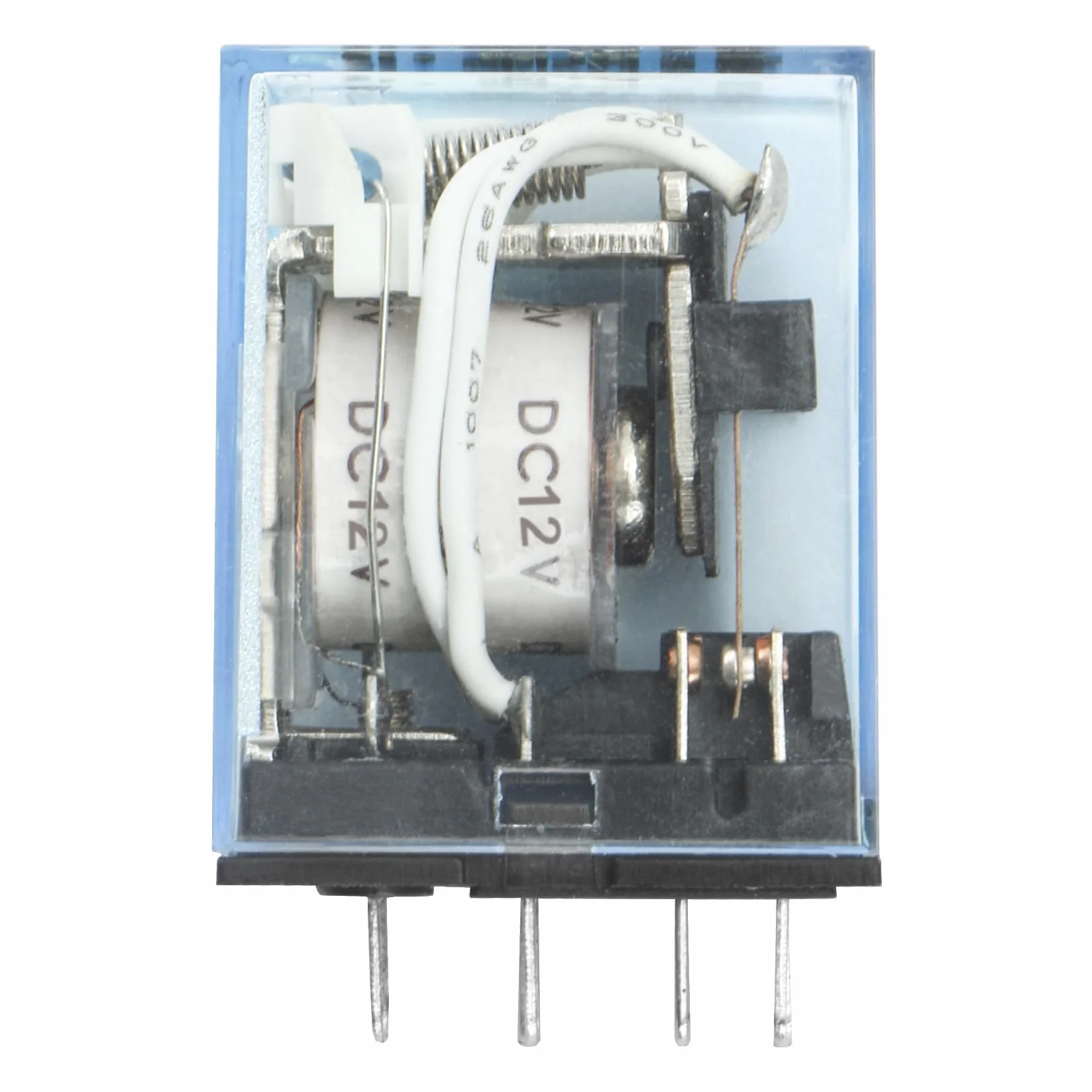 Heschen Przekaźnik zasilający MY4NJ 12 VDC 3 A 4PDT LED 14-pin