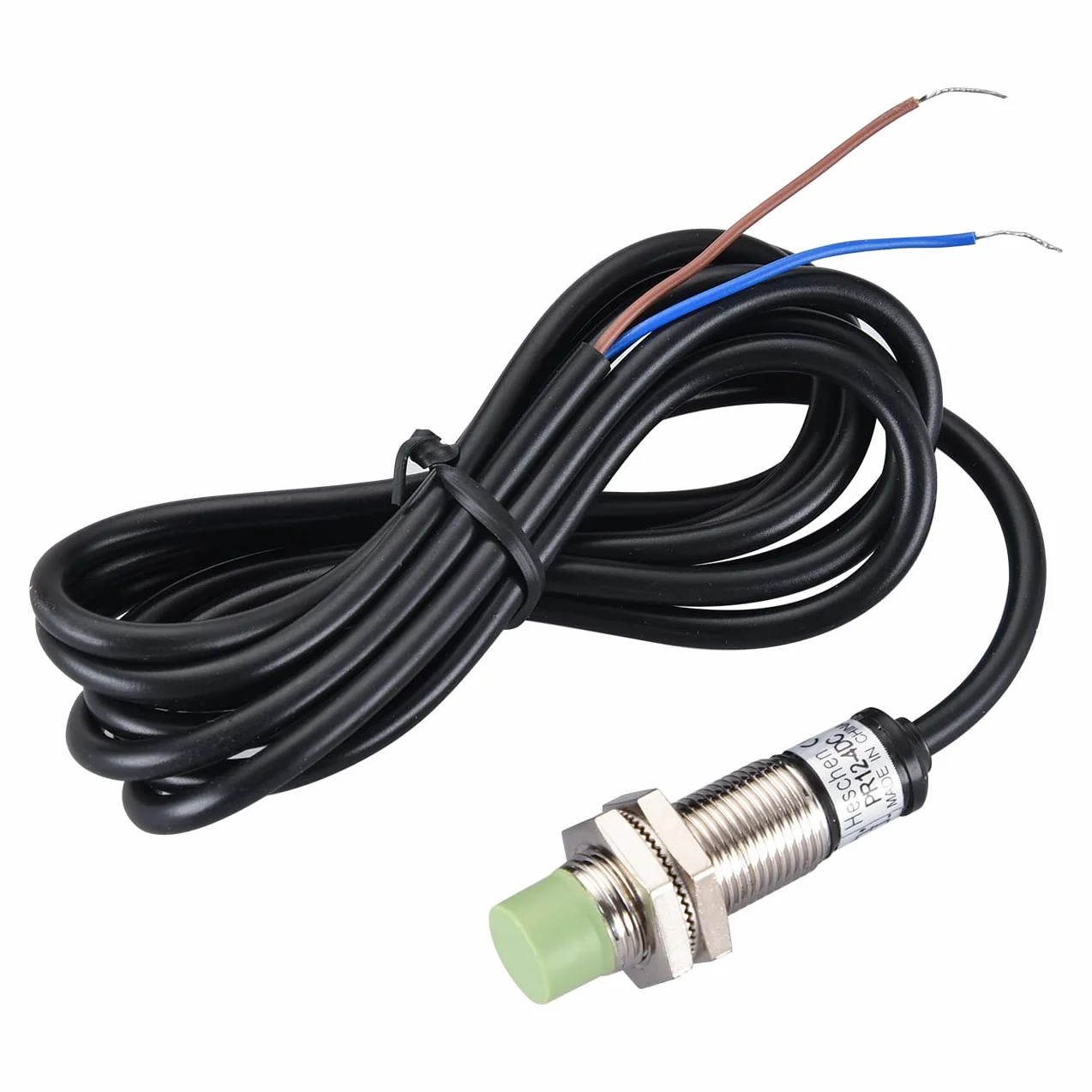 Heschen Indukcyjny czujnik zbliżeniowy PR12-4DC 4 mm M12 12-24 VDC 2-przewodowy nieekranowany NC