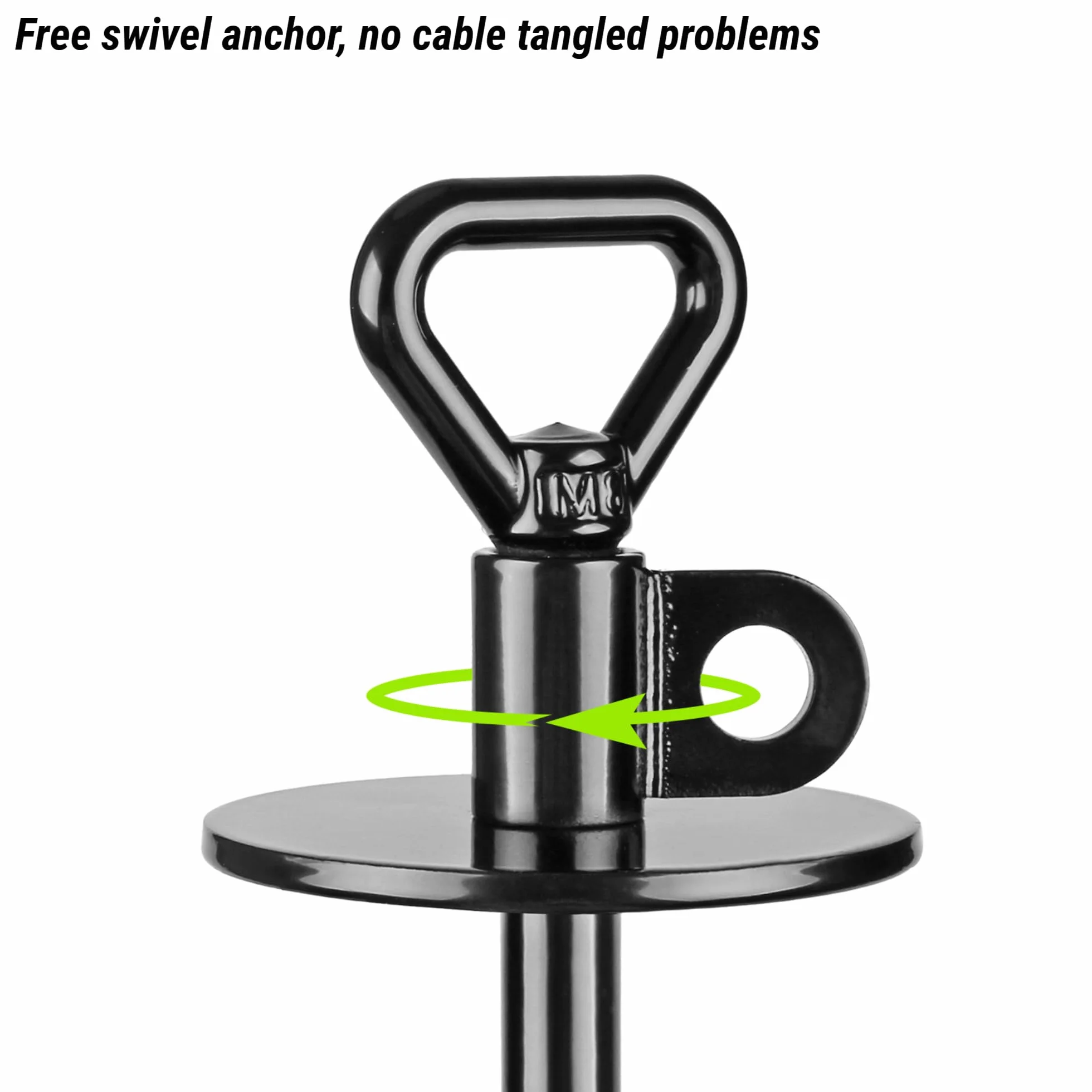 SELEWARE Dog Tie Out Stake Heavy Duty Ground Anchor-E