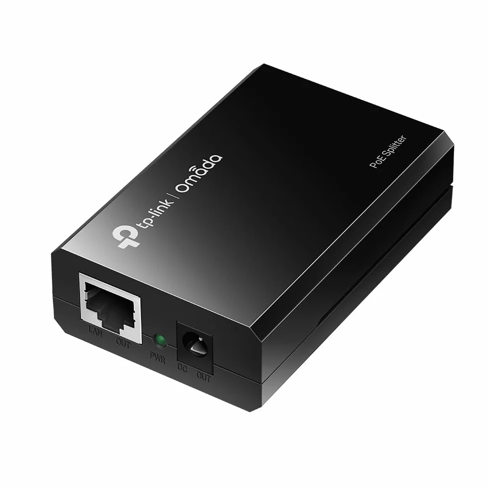 TP-Link TL-POE10R | Rozdzielacz PoE (PoE Splitter) | IEEE 802.3af | Wybór napięcia 5V/9V/12V | Obsługa Gigabit Ethernet | Plug and Play