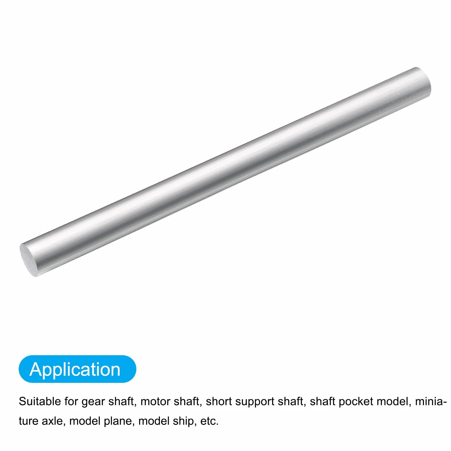 QUARKZMAN Aluminiowy pręt okrągły 3/4" 6061 12 cali