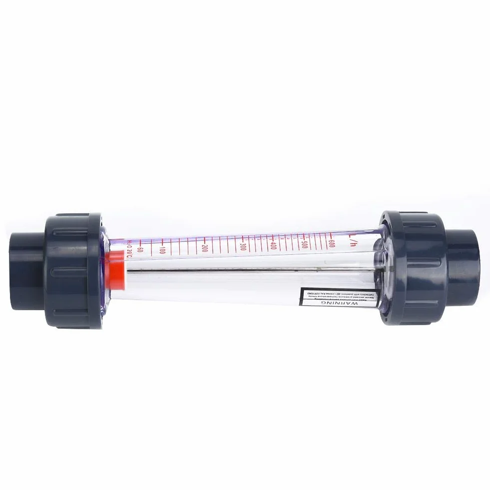 Przepływomierz cieczy, LZS-25 (D) Plastikowy miernik przepływu cieczy z tworzywa ABS Przepływomierze o wysokiej dokładności 60-600L / H, miernik przepływu wody
