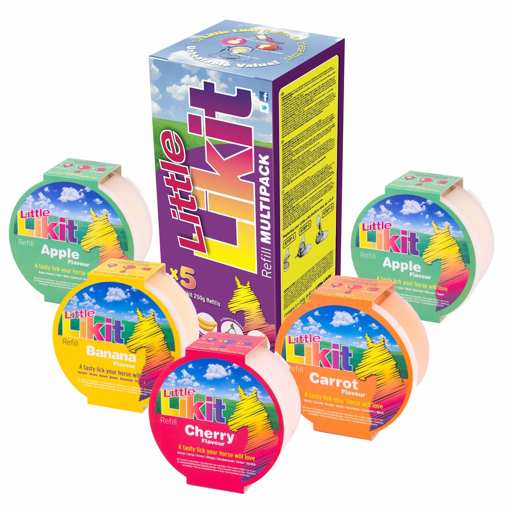 Likit Mały Multi - 5 sztuk - przezroczysty, unisex, LIK0040