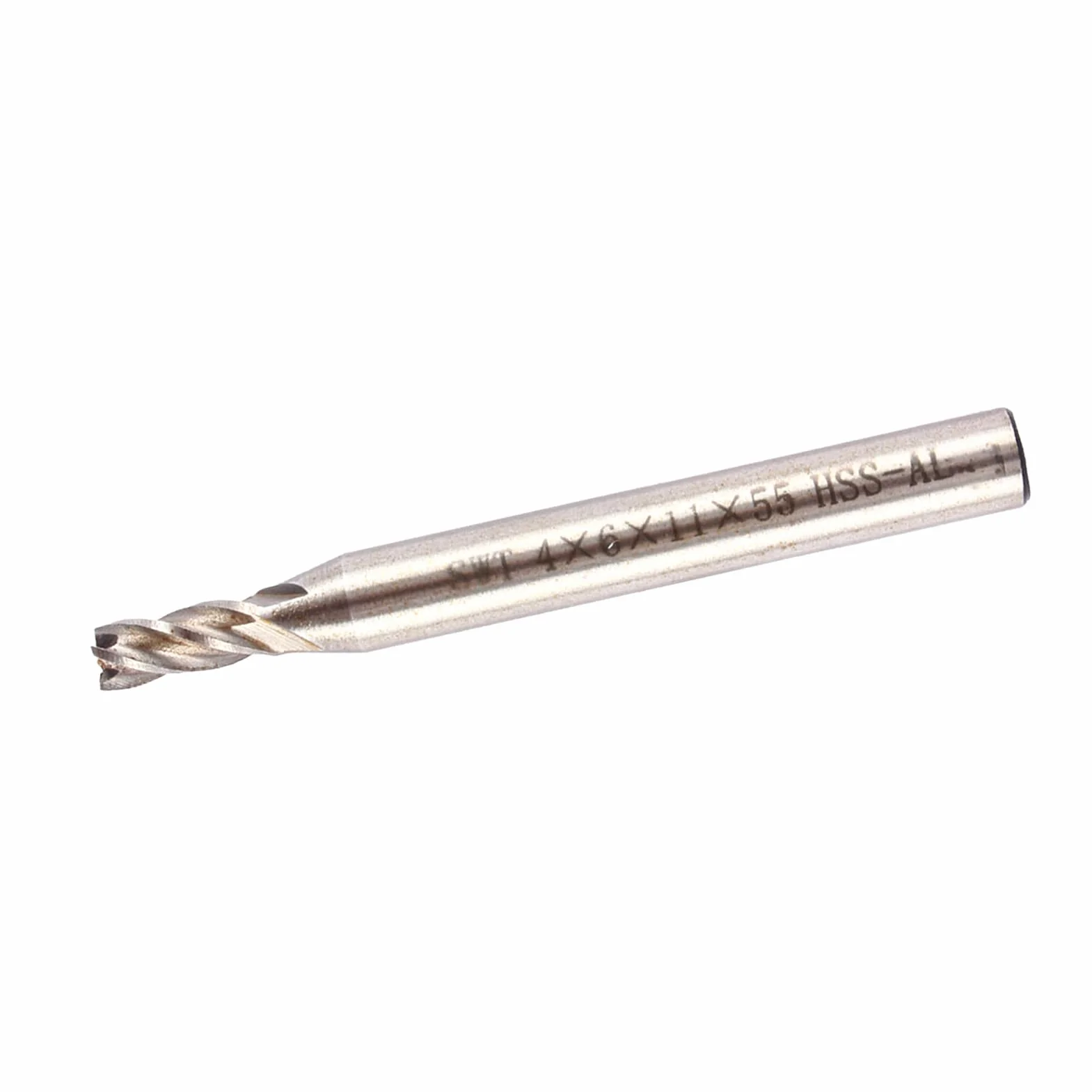 Frez walcowy HSS CNC 4 ostrzowe 4mm 6mm 11mm 55mm