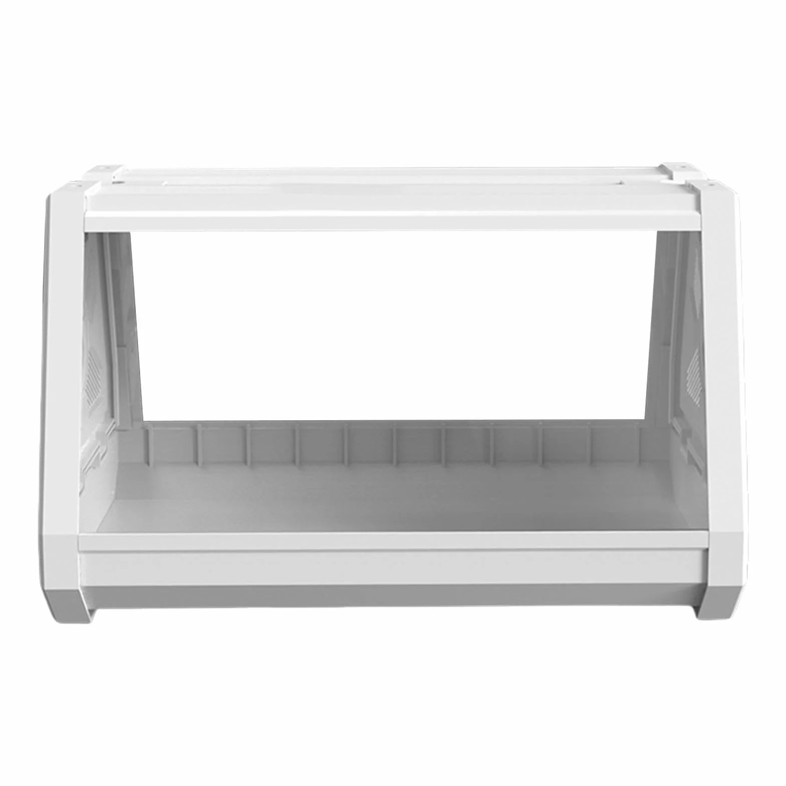 Terrarium gady, trapezoidalne zamknięcie, zbiornik multi-habitat, 27 x 19 x 19 cm, do gekona lamparta, węża, Hermit Crab, Scorpion, ekspansive Viewing Area, wentylowany design