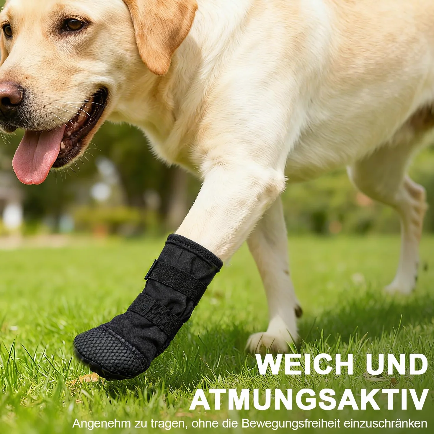 Voarge Buty dla psa, ochrona łap na zewnątrz, buty dla psa do regeneracji, ochrona łap psa, do regeneracji po urazie zwierzęcia domowego (L)