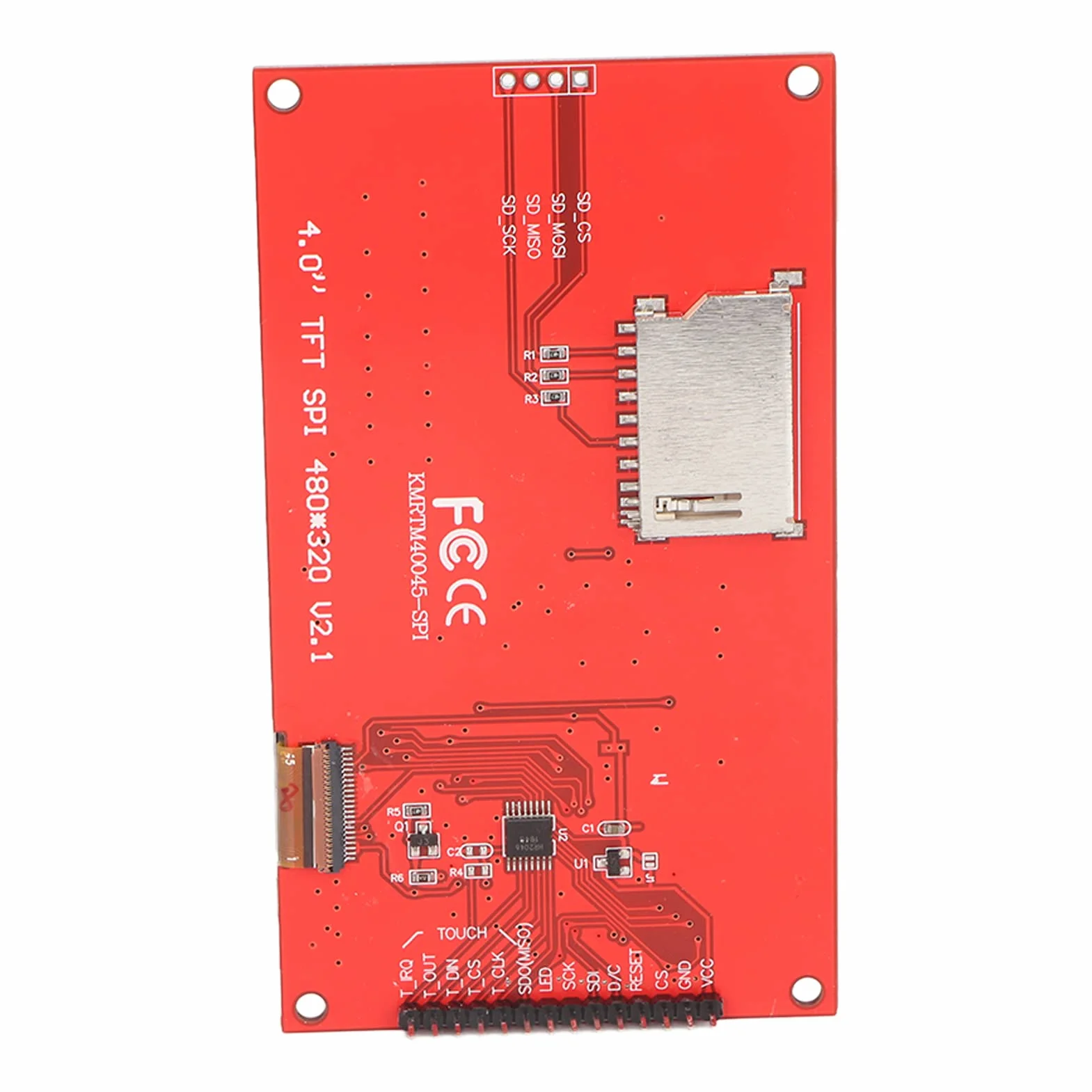 Moduł Wyświetlacza TFT LCD 4.0 Cal ILI9488 480x320 SPI Ekran Dotykowy z Rysikiem